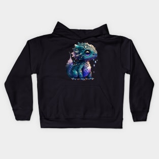 Cute Dragons Frozen Shadow Brood from Dragon Cove Kids Hoodie